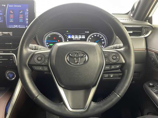 トヨタ ハリアー ハイブリッド Z レザーパッケージ 茨城県 2021(令3)年 2.4万km スレートグレーメタリック 純正ナビ/フルセグ視聴可/Bluetooth接続/ETC2.0/ドラレコ/スペアキー/USB入力端子/電動リアゲート/バックカメラ/ステアリングヒーター/シートヒーター（D＋N席）/エアシート（D＋N席）/パワーシート（D＋N席）/オートマチックハイビーム/純正フロアマット/純正AW