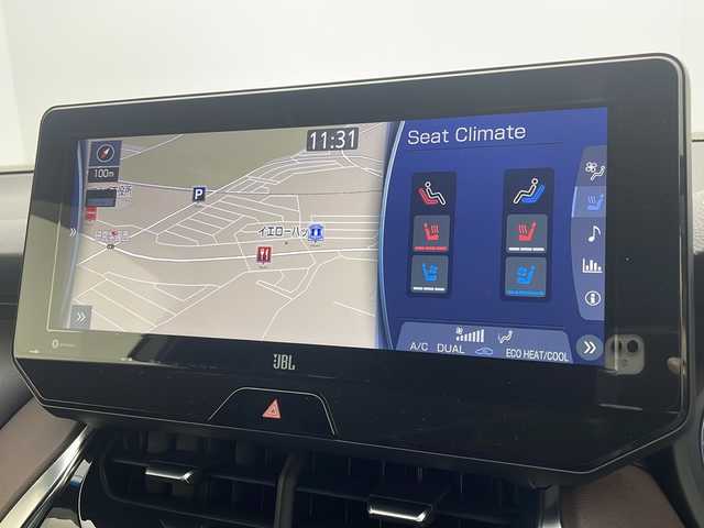 トヨタ ハリアー ハイブリッド Z レザーパッケージ 茨城県 2021(令3)年 2.4万km スレートグレーメタリック 純正ナビ/フルセグ視聴可/Bluetooth接続/ETC2.0/ドラレコ/スペアキー/USB入力端子/電動リアゲート/バックカメラ/ステアリングヒーター/シートヒーター（D＋N席）/エアシート（D＋N席）/パワーシート（D＋N席）/オートマチックハイビーム/純正フロアマット/純正AW