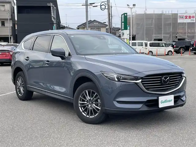 マツダ ＣＸ－８ 25S スマートエディション 石川県 2021(令3)年 3.7万km ポリメタルグレーM 純正10.5型ナビ/全方位カメラ/LEDヘッドライト/ETC/パワーバックドア/純正アルミホイール/レーダークルーズ/ドライブレコーダー/衝突軽減ブレーキ/スマートキー/プッシュスタート/電動ミラー