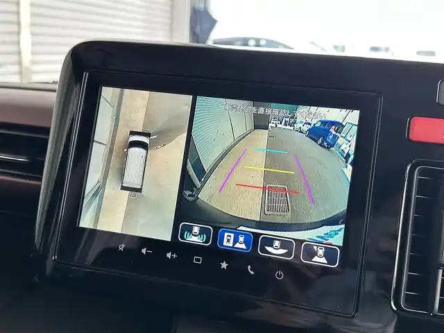 スズキ スペーシア カスタム HYBRID XS 滋賀県 2023(令5)年 0.1千km ブルーイッシュブラックパール3 純正9インチメモリーナビ/【Bluetooth/フルセグTV/CD/DVD//AppleCarPlay/AndroidAuto】/全方位モニター/両側パワースライドドア/スズキセーフティサポート/・デュアルセンサーブレーキサポート２/・誤発進抑制機能/・低速時ブレーキサポート/・車線逸脱警報機能/・車線維持支援機能/・アダプティブクルーズコントロール/・標識認識機能/・車線逸脱抑制機能/・ふらつき警報機能/・発進お知らせ機能/・ハイビームアシスト/LEDヘッドランプ/ヘッドアップディスプレイ/ハーフレザー/シートヒーター/ステアリングヒーター/オットマン