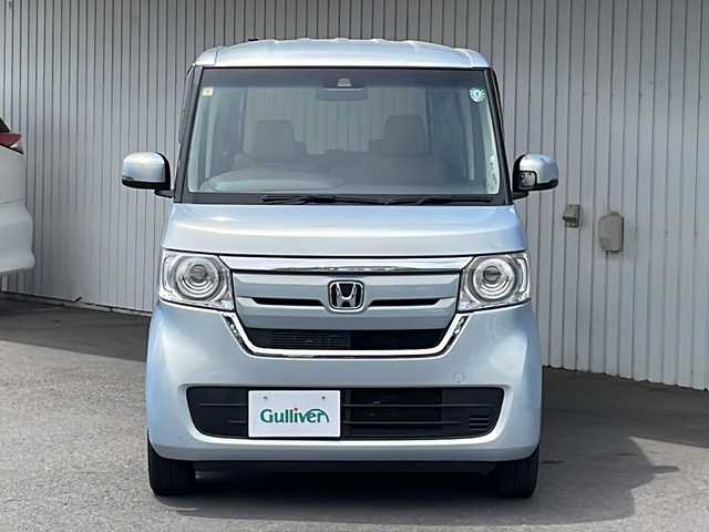 ホンダ Ｎ ＢＯＸ G L ホンダセンシング 長野県 2018(平30)年 1.6万km モーニングミストブルーM ４WD/ホンダセンシング /純正ナビTV/バックカメラ/ビルトインETC/両側パワースライドドア/シートヒーター /アダクティブクルーズコントロール/保証書・取説