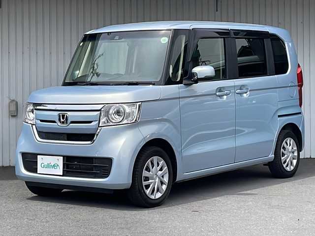 ホンダ Ｎ ＢＯＸ G L ホンダセンシング 長野県 2018(平30)年 1.6万km モーニングミストブルーM ４WD/ホンダセンシング /純正ナビTV/バックカメラ/ビルトインETC/両側パワースライドドア/シートヒーター /アダクティブクルーズコントロール/保証書・取説