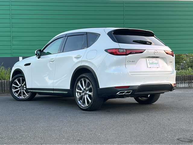 マツダ ＣＸ－６０ XD エクスクルーシブモード 茨城県 2023(令5)年 1.5万km ロジウムホワイトプレミアムメタリック 純正メーカーOPナビゲーション/Bluetooth/フルセグTV/360°ビューモニター/レーダークルーズコントロール/コーナーセンサー/レーンキープアシスト/衝突被害軽減システム/スマートキー×2/ビルトインETC/BOSEプレミアムサウンド/前後ドライブレコーダー/前席パワーシート/全席シートヒーター/前席エアシート/純正20インチAW/オートライト/オートマチックハイビーム/LEDヘッドライト