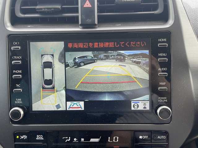 トヨタ プリウス 山梨県 2021(令3)年 6.8万km 黒 純正ナビ付きディスプレイオーディオ　/全周囲カメラ　/１００Ｖ電源　/フルセグテレビ　/クルーズコントロール/前後ドライブレコーダー　/ビルトインＥＴＣ　/合皮シート　/前席シートヒーター　/衝突軽減装置　/クリアランスソナー　/車線逸脱警報　/スマートキー/プッシュスタート/純正アルミホイール/LEDヘッドランプ/純正フロアマット/カーテンエアバック/オートライト