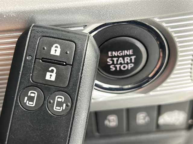 スズキ スペーシア カスタム HYBRID XS 宮城県 2021(令3)年 6.5万km ピュアホワイトP 禁煙車/スズキセーフティサポート/・車線逸脱警報機能/・パーキングソナー/・横滑り防止装置/・ハイビームアシスト/デュアルカメラブレーキサポート/アダプティブクルーズコントロール/社外7インチディスプレイオーディオ/【DDX5020S】/・BT.CD.DVD.USB.AppleCarPlay.AndroidAuto/両側パワースライドドア/ハーフレザーシート/・D席シートヒーター/ETC/プッシュスタート/スマートキー×2/ステアリングスイッチ/LEDヘッドライト/LEDフォグライト/純正15インチAW/冬タイヤ積込み/【社外AW（155/65/14）】/社外フロアマット/シートバックテーブル/ロールサンシェード/ドアバイザー