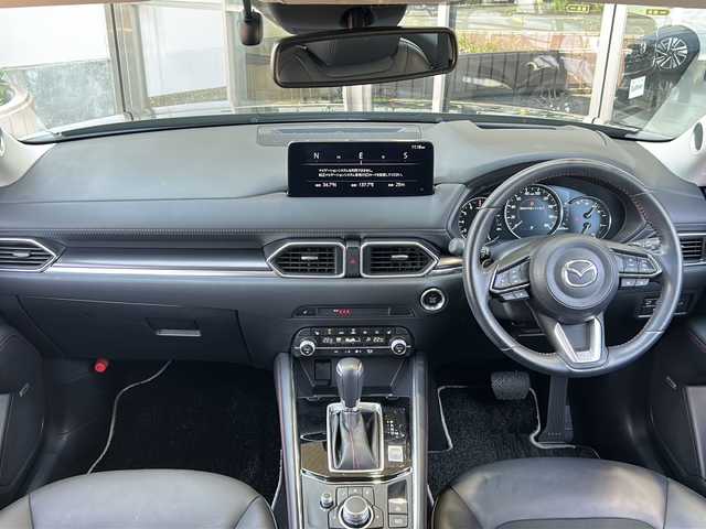 マツダ ＣＸ－５ 20S ブラックトーンED 静岡県 2021(令3)年 2.5万km ディープクリスタルブルーマイカ アイアクティブセンス/・スマートブレーキサポート/・アクティブクルーズコントロール/・レーンキープサポート/・車間認知システム/・ドライバーアテンションアラート/・ロードサインアシスト/純正メーカーナビ/・フルセグTV/・Bluetooth/ラジオ/スマートフォン連携/主要装備/・全方位カメラ/・BOSEサウンドシステム/・ハーフレザーシート/・パワーシート/・ヘッドアップディスプレイ/・ドライブレコーダー/・置くだけ充電/・オートホールド