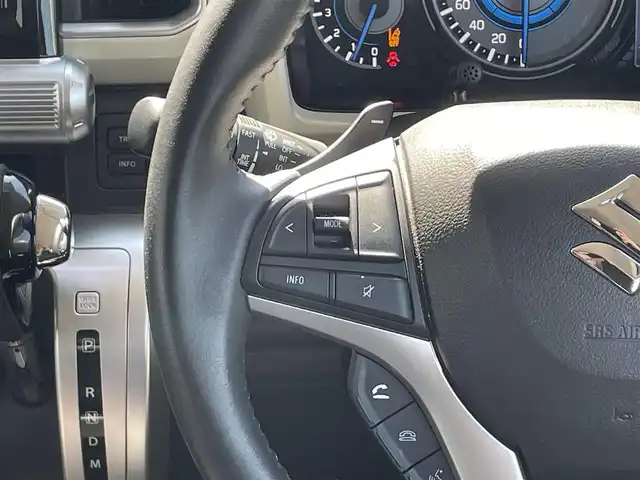 スズキ クロスビー HYBRID MZ 佐賀県 2019(令1)年 5.2万km ベージュ ターボ/デュアルセンサーブレーキサポート/リアセンサー/クルーズコントロール/純正8型ナビ/・全方位カメラ/・フルセグTV/BT/CD/DVD/純正16インチAW/LEDヘッドライト/フォグランプ/オートライト/パドルシフト/シートヒーター/ETC/プッシュスタート/アイドリングストップ/スペアキー×１/取扱説明書/保証書