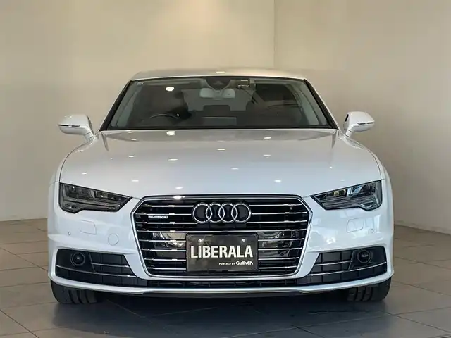 アウディ Ａ７ SB 2．0 TFSI クワトロ 愛知県 2015(平27)年 5.5万km グレイシアホワイトメタリック 純正ＯＰホイール　/茶革シート　/ＢＯＳＥサウンド　/アシスタンスＰＫＧ　/マトリクスＬＥＤ　/アウディサイドアシスト/アウディアクティブレーンアシスト　/アダプティブクルーズコントロール　/ＭＭＩナビゲーション/Bluetooth/バックカメラ/フルセグTV/パワーバックドア/パワーシート/ETC/プッシュスタート/ウィンカーミラー/アイドリングストップ