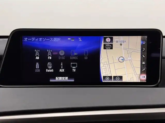 レクサス ＲＸ 450h Fスポーツ 三重県 2018(平30)年 6.1万km ホワイトノーヴァガラスフレーク ハイブリッド/FF/MTモード付フロアCVT/12.3インチナビ（AM/FM/CD/DVD/Blu-ray/SDREC/SD/USB/Bluetooth/AUX/TV）/パノラミックビューモニター/マークレビンソン プレミアムサラウンドサウンドシステム/TRDエアロ（F/S/R下）/ETC2.0/LEXUS Safety System＋/●プリクラッシュセーフティ/●レーンキーピングアシスト/●レーダークルコン（全車速追従機能付）/●アダプティブハイビームシステム/・ブラインドスポットモニター＆リヤクロストラフィックアラート・オートブレーキ/・先行車発進告知機能/など/装備/・セミアニリン本革シート（黒）/・電動ランバーサポート付10wayパワーシート（Dメモリー付/N）/・シートヒーター＆ベンチレーション（D/N）/・ステアリングヒーター/・ハンズフリーパワーバックドア/・AC100Vコンセント（100W）/・カラーヘッドアップディスプレイ/・3眼フルLEDヘッドランプ/・パドルシフト/・左右独立オートエアコン/・電動チルト&テレスコピックステアリング/・ステアリングスイッチ/・純正20inAW/・スマートキーx1/・保/取/ナビ取/など