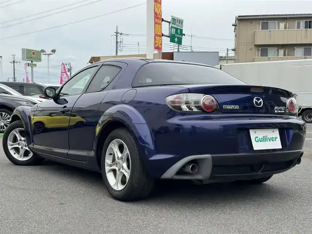マツダ ＲＸ－８ 千葉県 2006(平18)年 4.7万km ストラトブルーマイカ 5速MT/AM/FM/CD/HIDヘッドライト/純正16インチAW/純正フロアマット/革巻きステアリング/盗難防止装置/リモコンキー/スペアキー