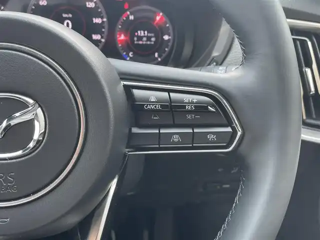 マツダ ＣＸ－６０ 25S Lパッケージ 滋賀県 2023(令5)年 1万km ロジウムホワイトプレミアムメタリック 純正12.3インチナビ/・FM/AM/・Bluetooth/・フルセグTV/・HDMI/・USB/全方位カメラ/電動パーキングブレーキ/オートホールドブレーキ/前席パワーシート/前席シートヒーター/追従クルーズコントロール/前後コーナーセンサー/ステアリングスイッチ/オートハイビーム/ステアリングヒーター/革巻きステアリング/ダウンヒルアシスト/パワーバックドア