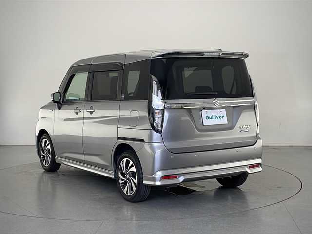 スズキ ソリオ バンディット HV MV 長野県 2022(令4)年 5万km グレー ワンオーナー/4WD/デュアルカメラブレーキサポート/純正10インチナビ(フルセグ/DVD/CD/BT)/全方位カメラ/両側パワースライド/純正前後ドライブレコーダー/ＥＴＣ/ヘットアップディスプレイ/リアコーナーセンサー/LEDヘットライト/フォグランプ/リアサーキュレーター/リアサイドサンシェード/ステリングスイッチ/ドアバイザー/オートマチックハイビーム/純正フロアマット/スペアーキー/純正15インチAW/保証書