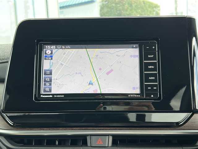 日産 オーラ G FOUR 山形県 2023(令5)年 0.3万km ブリリアントシルバー ４WD/社外ナビ/Bluetooth/フルセグTV/インテリジェントアラウンドビューモニター/インテリジェント エマージェンシーブレーキ/踏み間違い衝突防止アシスト/車線逸脱警報/ふらつき警報/フロント&バックソナー/後側方衝突防止支援システム/後退時車両検知警報/横滑り防止装置/ドライブモードセレクター/ECOモード/EVモード/前席シートヒーター/ステアリングヒーター/ステアリングスイッチ/革巻きステアリング/ハーフレザーシート/ビルトインETC/純正フロアマット/プッシュスタート/LEDヘッドライト/オートライト/フォグランプ/オートマチックハイビーム/スマートキー/スペアキー