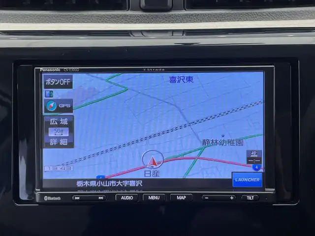 三菱 ｅＫワゴン E 栃木県 2018(平30)年 2.1万km スターリングシルバーM 社外ナビ(CN-E300D)/(ワンセグTV・Bluetooth・CD)/バックカメラ/運転席シートヒーター/禁煙車/フロアマット/ドアバイザー/リモコンキー/スペアキー/ヘッドライトレベライザー/電動格納ミラー