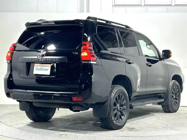 トヨタ ランドクルーザー プラド TX Lパッケージ マットブラED 大阪府 2022(令4)年 2.6万km ブラック サンルーフ 黒革シート ALPINE9incナビTV バックカメラ 後席モニター パワーシート/ヒーター/エアコン レーダークルコン 衝突軽減ブレーキ レーンアシスト オートハイビーム 前後ドライブレコーダー ETC