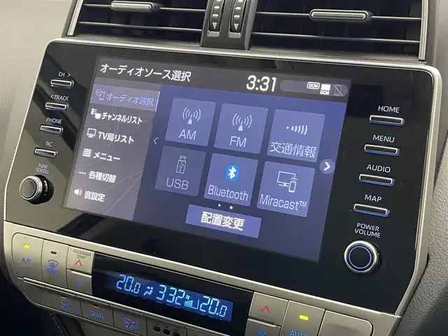 トヨタ ランドクルーザー プラド TX Lパッケージ マットブラED 愛知県 2023(令5)年 1.8万km ホワイトパールクリスタルシャイン 純正メーカー９型ナビ　フルセグＴＶ　Ｂｌｕｅｔｏｏｔｈ　トヨタセーフティーセンス　パノラミックビューモニター　黒革　パワーシート　シートエアコン　レーダークルコン　衝突軽減　ルーフレール　ＥＴＣ2.0　ＬＥＤオートライト　禁煙車