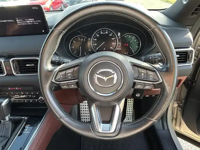 マツダ ＣＸ－８ XD エクスクルーシブモード 福岡県 2021(令3)年 8.9万km プラチナクォーツメタリック ワンオーナー/サンルーフ/純正ナビ（BT/フルセグ/TVキャンセラー）/BOSEプレミアムサウンドシステム/アラウンドビューモニター/バックカメラ/フロントカメラ/サイドカメラ/電動リアゲート/レーダークルーズコントロール/LEDヘッドライト/オートライト/レザーシート/DN席パワーシート/DN席エアシート/全席シートヒーター/ステアリングヒーター/純正19インチAW/ルーフレール/ルーフキャリア/アイドリングストップ/TCS/横滑り防止装置/コーナーセンサー/レーンキープアシスト/盗難防止装置/衝突軽減システム/オートホールド/スマートキー/ETC/保証書/取扱説明書