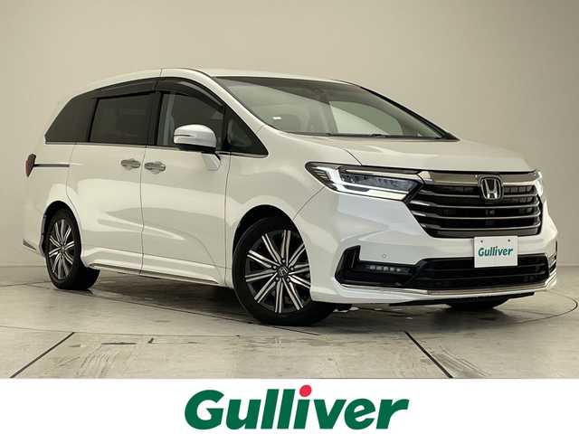 ホンダ オデッセイ アブソルート 愛知県 2021(令3)年 3.8万km プラチナホワイトパール 純正10.5型ナビ/全方位カメラ/両側パワースライドドア/レーダークルーズコントロール/バックカメラ/パワーシート/コーナーセンサー/純正アルミホイール/ETC2.0/LEDヘッドライト/パドルシフト/オートマチックハイビーム/ドライブレコーダー/ステアリングスイッチ/スマートキー/プッシュスタート