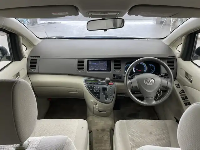 トヨタ アイシス プラタナ リミテッド 兵庫県 2008(平20)年 6.3万km ホワイトパールクリスタルシャイン ・純正ナビ（NHZT-W58）/CD/DVD/TV/MSV/・バックカメラ/・ETC/・両側パワースライドドア/・HIDヘッドライト/・オートライト/・フォグランプ/・純正15インチアルミホイール/・純正フロアマット/・ドアバイザー/・リモコンキー/・スペアキー