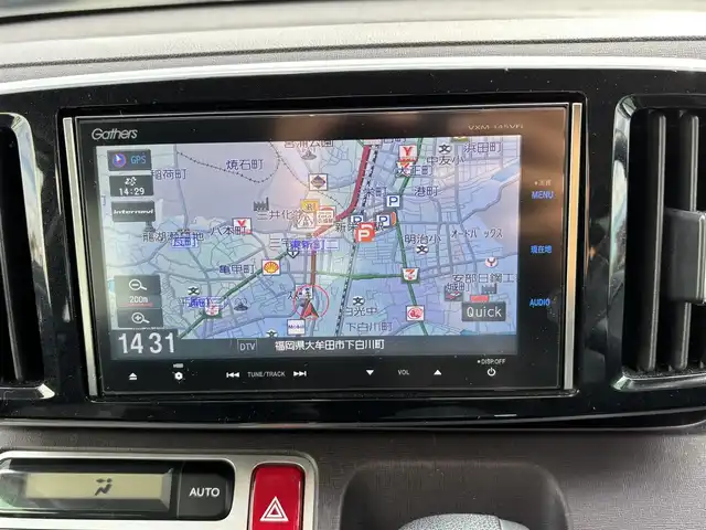 ホンダ Ｎ ＯＮＥ プレミアム ツアラー 福岡県 2014(平26)年 7.4万km ミラノレッド Gathersナビ（BT/フルセグ/DISC/AM/FM）/Bカメラ/クルーズコントロール/LED/オートライト/純正15インチAW/パドルシフト/ステアリングスイッチ/CTBA/横滑り防止装置/盗難防止装置/前方ドライブレコーダー/スマートキー/ETC/保証書