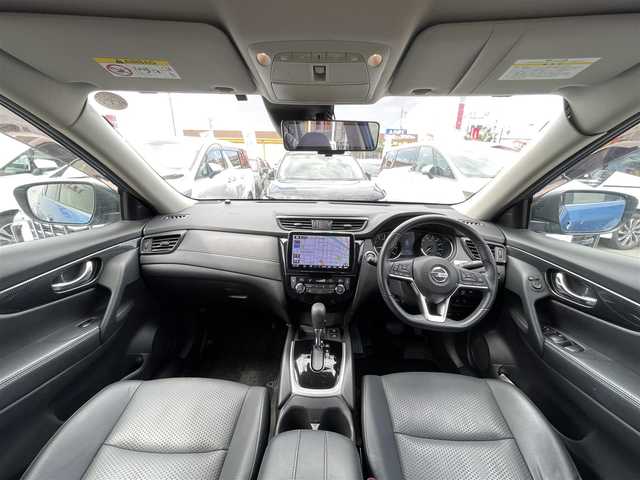 日産 エクストレイル 20X 群馬県 2018(平30)年 5.2万km シャイニングブルー 後期モデル/パートタイム4WD/7人乗り/サンルーフ/プロパイロット/ハンズフリーパワーバックドア/インテリジェントルームミラー/インテリジェントアラウンドビューモニター/社外9インチフローティングナビ/（DVD/BD/フルセグ/BT/USB/ipod）/社外ドライブレコーダー（CA-DR02D）/社外ETC/エマージェンシーブレーキ/車線逸脱警報/インテリジェントクリアランスソナー/カプロンシート/シートヒーター（前席＋2列目）/電動パーキングブレーキ/オートブレーキホールド/LEDヘッドライト/LEDフォグランプ/革巻きステアリング/ステアリングスイッチ/純正18インチアルミホイール/純正フロアマット/純正ドアバイザー/点検記録簿（R5.2）