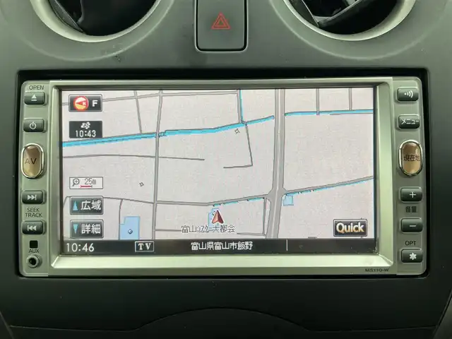日産 ノート X 富山県 2015(平27)年 5.7万km 黒 純正ナビ/ワンセグTV/バックカメラ/衝突軽減ブレーキ/横滑り防止装置/ABS/ETC/社外AW付サマータイヤ車載/前方ドライブレコーダー/鉄チンホイール/ハロゲンヘッドライト/スマートキー/スペアキー1本/プッシュスタート/取扱説明書/保証書
