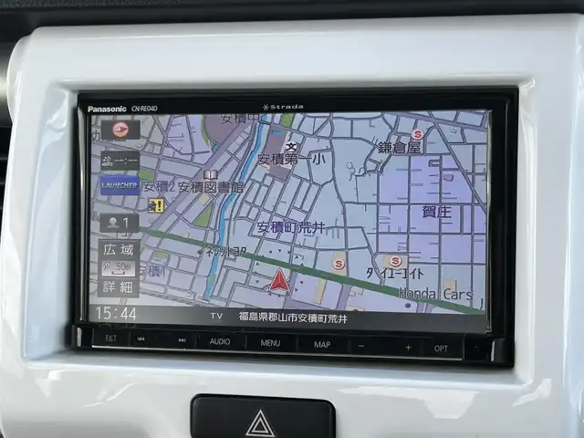 スズキ ハスラー G 福島県 2018(平30)年 5.4万km クールカーキPM 社外ナビゲーション/型番：CN-RE04D/【CD/DVD/SD/BT/TV】/バックカメラ/ETC/前席シートヒーター/レーダーブレーキサポート/アイドリングストップ/ヘッドライトレベライザー/純正フロアマット/純正ドアバイザー