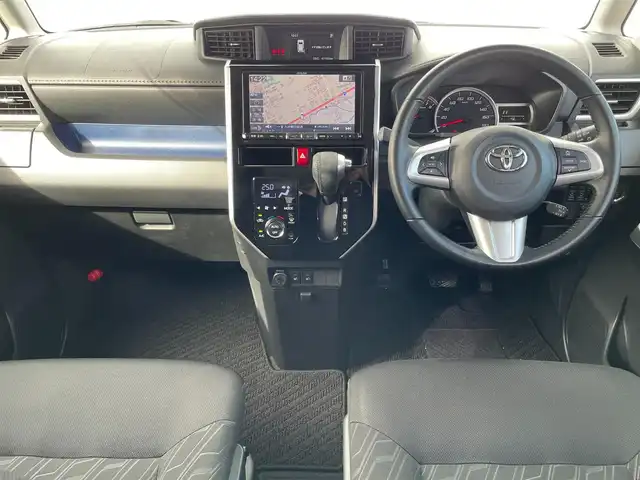 トヨタ ルーミー カスタムG－T 福岡県 2019(令1)年 4.2万km ブラックマイカメタリック アルパイン９型ナビ（Ｘ９ＮＸ２）／ウーファー（ＳＷＥ－１５００）/両側パワースライドドア　/Ｄ／Ｎ席シートヒーター　/クルーズコントロール　/ＬＤＡ／ＴＲＣ／衝突軽減ブレーキ　/ステアリングスイッチ　/電格ミラー/アイドリングストップ/クリアランスソナー/ETC/スマートキー/プッシュスタート/LEDヘッドライト