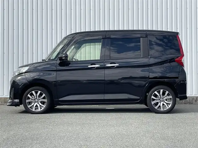 トヨタ ルーミー カスタムG－T 福岡県 2019(令1)年 4.2万km ブラックマイカメタリック アルパイン９型ナビ（Ｘ９ＮＸ２）／ウーファー（ＳＷＥ－１５００）/両側パワースライドドア　/Ｄ／Ｎ席シートヒーター　/クルーズコントロール　/ＬＤＡ／ＴＲＣ／衝突軽減ブレーキ　/ステアリングスイッチ　/電格ミラー/アイドリングストップ/クリアランスソナー/ETC/スマートキー/プッシュスタート/LEDヘッドライト