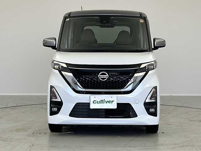 日産 ルークス HWS X プロパイロットED 茨城県 2020(令2)年 2.5万km チタニウムグレーM/シルキーホワイト エマージェンシーブレーキ/プロパイロット/純正9インチSDナビ/　　CD/DVD/BT/フルセグ/360°カメラ/両側パワースライドドア/レーダークルーズコントロール/LEDオートライト/ハーフレザーシート/純正14インチアルミホイール/ステアリングスイッチ/USBポート/スマートキー2本/禁煙車