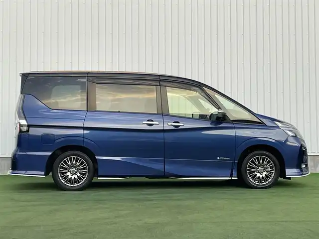 日産 セレナ e-パワー オーテック セーフティPKG 香川県 2020(令2)年 5.1万km 青Ⅱ 登録時走行距離：50929km/プロパイロット/→エマージェンシーブレーキ/→レーダークルーズコントロール/→レーンキープアシスト/純正10インチナビ/→DVD/CD/→フルセグTV/アラウンドビューモニター/ブラインドスポットモニター/両側パワースライドドア/ハンズフリーオートスライドドア/レザーシート/革巻きステアリング/ステアリングリモコン/LEDヘッドライト/ドラレコ/ETC/純正16インチAW/純正フロアマット/スマートキー/プッシュスタート