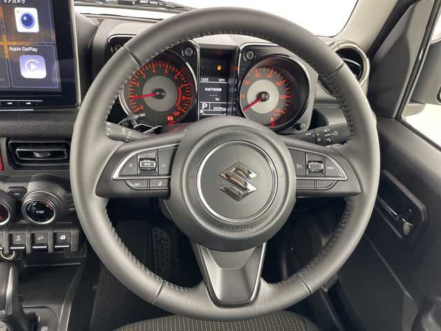 スズキ ジムニー XC 愛知県 2022(令4)年 2.5万km ブルーイッシュブラックパール3 禁煙車/４WD/ターボ/ワンオーナー/アルパイン製11インチディスプレイオーディオ/（AndroidAuto/AppleCarPlay/Bluetooth）/バックカメラ/スズキセーフティサポート/・衝突軽減ブレーキ/・レーンキープアシスト/・オートマチックハイビーム/クルーズコントロール/デジタルインナーミラー/ETC/ドライブレコーダー/前席シートヒーター/アイドリングストップ/ダウンヒルアシスト/純正15インチアルミホイール/スマートキー/スペアキー1本/プッシュスタート/LEDヘッドライト/オートライト/フロントフォグランプ/ヘッドライトウォッシャー/横滑り防止装置