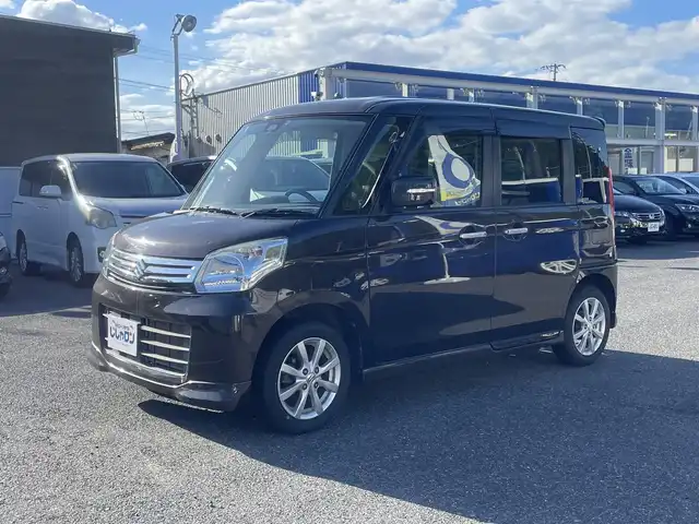 スズキ スペーシア X リミテッド 山形県 2015(平27)年 3.2万km アーバンブラウンパールメタリック (株)IDOMが運営する【じしゃロン山形店】の自社ローン専用車両になります。/こちらは現金またはオートローンご利用時の価格です。/自社ローンご希望の方は別途その旨お申付け下さい。/衝突被害軽減ブレーキ/社外ナビTV/（カロッツェリア/AVIC-RZ05/CD/DVD/ワンセグTV)/社外バックカメラ/社外ETC/純正キセノンオートライト/純正14インチアルミ/純正エアロ/純正ルーフエンドスポイラー/純正セキュリティアラーム/純正フロアマット/両側電動スライドドア/エネチャージ/前席シートヒーター/ウインカードアミラー/リアプライバシーガラス/オートエアコン/スマートキー/プッシュエンジンスタート/スペアキー
