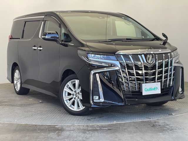 トヨタ アルファード S 栃木県 2020(令2)年 2.4万km ブラック ディスプレイオーディオ/メモリーナビ/（CD/DVD/Bluetooth/USB）/バックカメラ/トヨタセーフティセンス/ビルトインETC/両側パワースライドドア/オートライト/LEDヘッドライト/横滑り防止装置/フォグランプ/スマートキー/プッシュスタート/ステアリングスイッチ/革巻きステアリング/電動格納ミラー/純正アルミホイール/純正フロアマット