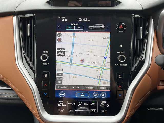 スバル アウトバック リミテッドEX 岩手県 2022(令4)年 7.4万km ストームグレーメタリック アイサイトＸ　全車速追従クルコン　ＢＳＭ　１１．６型ナビ　バックＣ　スマートフォン連携　可動式ルーフレール　ナッパレザー　シートヒーター　電動Ｒゲート　歩行者エアバック　ステアヒーター　前後フォグ