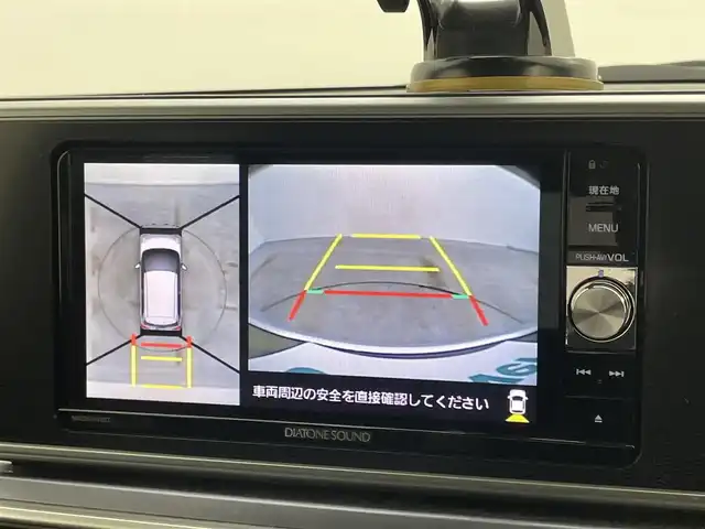 ダイハツ キャスト アクティバ G SAⅢ 岡山県 2018(平30)年 4.4万km オフビートカーキM 純正ナビ　「NMZM-W68D」/　「BT/フルセグ/DVD/CD/USB」　/全方位カメラ　/オートハイビーム　/ＬＥＤヘッドライト（AUTO機能付き）　/ＥＴＣ　/衝突被害軽減システム　/車線逸脱防止システム　/ドライブレコーダー　/ヘッドライトレベライザー　/純正ドアバイザー/フォグランプ/アイドリングストップ　/禁煙車/スマートキー×1/プッシュスタート