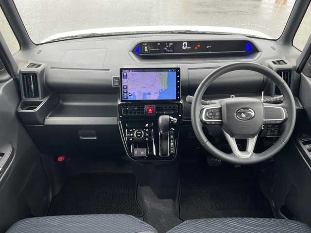ダイハツ タント カスタム RS 山口県 2023(令5)年 1.5万km シャイニングホワイトパール 純正10インチメモリーナビ【NMZN-Z72DS】/・フルセグテレビ(走行中視聴可能)/・CD/DVD/Bluetooth/・HDMI/AM/FM/iPod/USB/バックカメラ/ETC/前方ドライブレコーダー/両側パワースライドドア/プッシュスタート/スマートキー/シートヒーター（運転席＋助手席）/電動パーキングブレーキ/シガーソケット/スマートアシスト/・衝突回避支援ブレーキ機能/・衝突警報機能/・ブレーキ制御付誤発進抑制機能/・車線逸脱抑制制御機能/・車線逸脱警報機能/・路側逸脱警報機能/・ふらつき警報/・認識支援/・先行車発進お知らせ機能/・アダプティブドライビングビーム/・サイドビューランプ/純正LEDヘッドライト/純正15インチAW