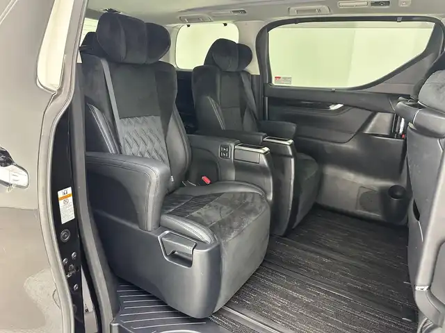 トヨタ アルファード S Cパッケージ 兵庫県 2016(平28)年 6.6万km スパークリングブラックパールクリスタルシャイン 純正9インチナビ/フルセグ CD DVD BT MSV/純正フリップダウンモニター/両側パワースライドドア/ツインムーンルーフ/パワーバックドア/レーダークルーズコントロール/プリクラッシュセーフティー/クリアランスソナー/ハーフレザーシート/パワーシート/ステアリングヒーター/LEDヘッドライト/LEDフォグライト/オートライト/ビルトインETC/MOPスペアタイヤ/純正フロアマット/ドアバイザー/スマートキー/スペアキー