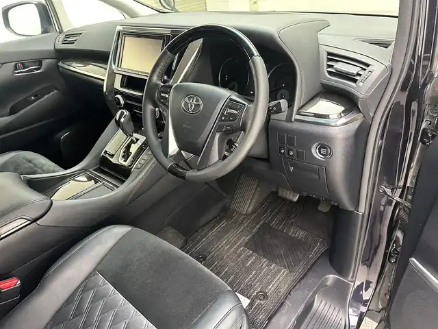 トヨタ アルファード S Cパッケージ 兵庫県 2016(平28)年 6.6万km スパークリングブラックパールクリスタルシャイン 純正9インチナビ/フルセグ CD DVD BT MSV/純正フリップダウンモニター/両側パワースライドドア/ツインムーンルーフ/パワーバックドア/レーダークルーズコントロール/プリクラッシュセーフティー/クリアランスソナー/ハーフレザーシート/パワーシート/ステアリングヒーター/LEDヘッドライト/LEDフォグライト/オートライト/ビルトインETC/MOPスペアタイヤ/純正フロアマット/ドアバイザー/スマートキー/スペアキー