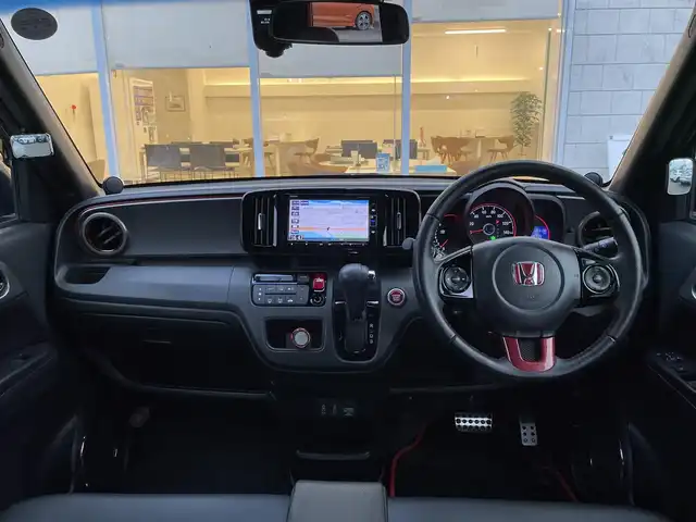 ホンダ Ｎ ＯＮＥ RS 宮崎県 2018(平30)年 6.4万km ブリティッシュグリーンP 純正ナビ【VXM-184VFi】/(AM.FM.Bluetooth.DVD.CD)/バックカメラ/ドライブレコーダー/パドルシフト/クルーズコントロール/オートライト/オートエアコン/横滑り防止機能/衝突軽減ブレーキ/ターボ/社外サスペンション/リアスタビライザー/ワイドトレッドスペーサー/柿本マフラー/社外スピーカー/スマートキー/スペアキー