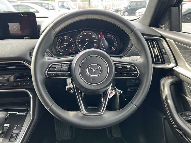 マツダ ＣＸ－６０ XD HV エクスクルーシブスポーツ 岐阜県 2023(令5)年 0.4万km ディープクリスタルブルーマイカ 登録時走行距離3772km/純正ディスプレイオーディオ/フルセグテレビ/全方位カメラ/Blue tooth/ETC2.0/ＢＯＳＥスピーカー/ターボ車/4WD/衝突被害軽減システム/コーナーセンサー前後/レーダークルーズコントロール/ＬＥＤヘッドライト/オートマチックハイビーム/オートライト/純正20アルミホイール/レザーシート/パワーシート前席（シートメモリ）/シートヒーター全席/エアシート前席/電動リアゲート/純正フロアマット/プッシュスタート/スマートキー/スペアキー1本/アイドリングストップ/パドルシフト