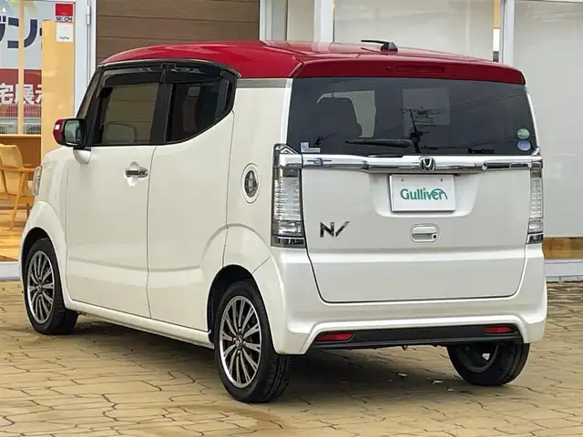 ホンダ Ｎ ＢＯＸ スラッシュ X ターボパッケージ 宮崎県 2015(平27)年 5.2万km プレミアムホワイトパールⅡ カリフォルニアダイナースタイル/8インチメモリナビ/フルセグテレビ/サウンドマッピングスピーカー/バックカメラ/アイドリングストップ/クルーズコントロール/シートヒーター/ステアリングヒーター