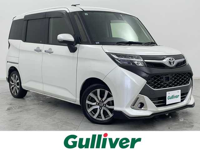 トヨタ タンク カスタムG－T 宮城県 2017(平29)年 8.1万km パールホワイトⅢ 禁煙車/スマートアシストII/・衝突軽減ブレーキ/・レーンキープアシスト/ALPINE9インチナビ/・CD.DVD.SD.BT/フルセグTV/バックカメラ/両側パワースライドドア/クルーズコントロール/LEDヘッドライト/フォグランプ/レザー調シートカバー/アイドリングストップ/横滑り防止装置/プッシュスタート/スマートキー2個/ドライブレコーダー/ビルトインETC/純正15インチアルミホイール/純正フロアマット/サンシェード