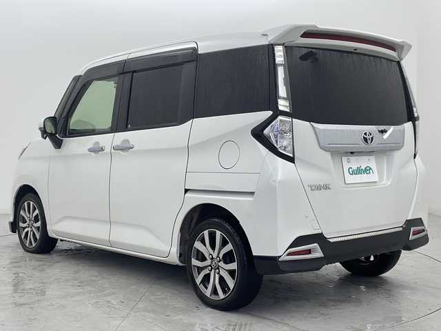 トヨタ タンク カスタムG－T 宮城県 2017(平29)年 8.1万km パールホワイトⅢ 禁煙車/スマートアシストII/・衝突軽減ブレーキ/・レーンキープアシスト/ALPINE9インチナビ/・CD.DVD.SD.BT/フルセグTV/バックカメラ/両側パワースライドドア/クルーズコントロール/LEDヘッドライト/フォグランプ/レザー調シートカバー/アイドリングストップ/横滑り防止装置/プッシュスタート/スマートキー2個/ドライブレコーダー/ビルトインETC/純正15インチアルミホイール/純正フロアマット/サンシェード