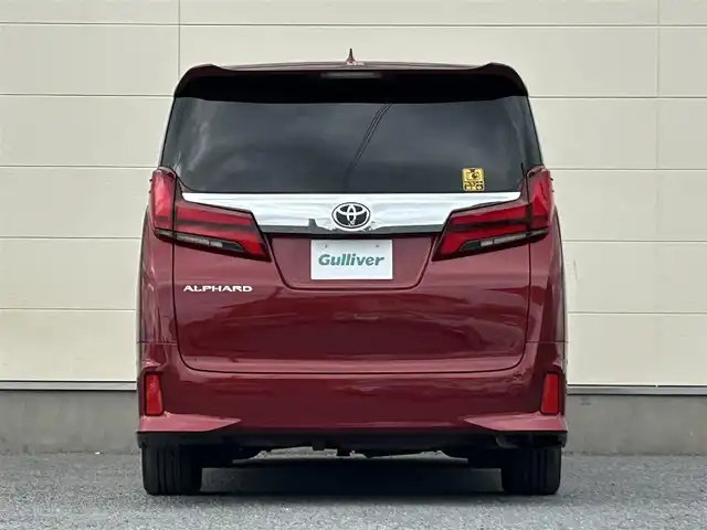 トヨタ アルファード S Cパッケージ 茨城県 2020(令2)年 10.8万km ダークレッドマイカメタリック 純正ディスプレイオーディオ【ナビ機能付】/(FM/AM/TV/Bluetooth/Miracast)/フリップダウンモニター/パノラミックビューモニター/トヨタセーフティセンス/・衝突軽減ブレーキ/・レーンキープアシスト/・レーダークルーズコントロール/・オートマチックハイビーム/・クリアランスソナー/・ブラインドスポットモニター/JBLオーディオ/ETC2.0/快適温熱シート/オットマン/パワーシート/ドライブレコーダー（前後）/ステアリングヒーター/パワーバックドア/リアサンシェード/純正アルミホイール