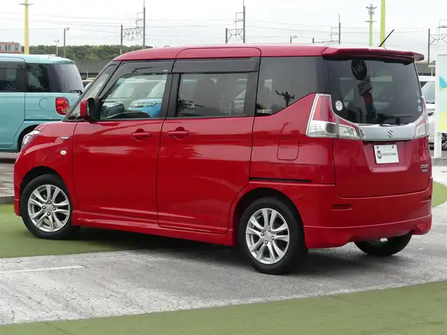 スズキ ソリオ HV MX Dカメラ ブレーキS 千葉県 2016(平28)年 5万km ファーベントレッド デュアルカメラブレーキサポート/左パワースライドドア/右イージークローザードア/クルーズコントロール/純正メモリーナビ/地デジTV/【DVD/CD再生機能　Bluetooth接続】/全方位モニター/ETC/純正15インチアルミホイル/携帯リモコン