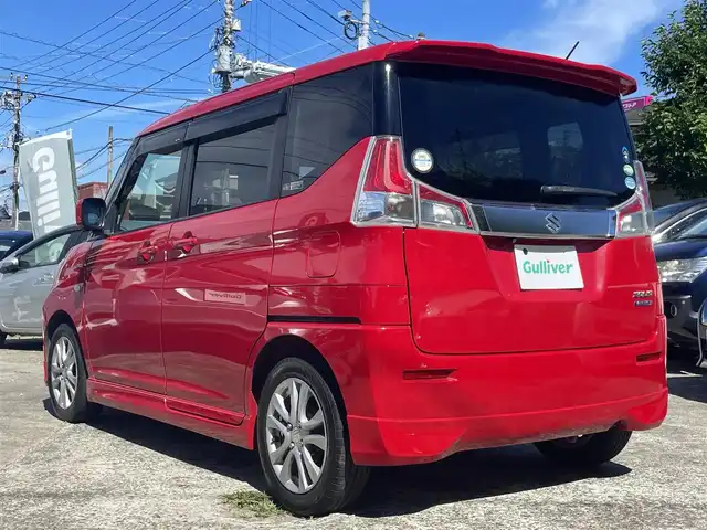 スズキ ソリオ HV MX Dカメラ ブレーキS 千葉県 2016(平28)年 5万km ファーベントレッド デュアルカメラブレーキサポート/左パワースライドドア/右イージークローザードア/クルーズコントロール/純正メモリーナビ/地デジTV/【DVD/CD再生機能　Bluetooth接続】/全方位モニター/ETC/純正15インチアルミホイル/携帯リモコン