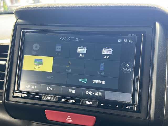 ホンダ Ｎ ＢＯＸ スラッシュ G ターボ Aパッケージ 岐阜県 2015(平27)年 8万km サーフブルー 社外ナビ/(AM/FM/CD/SD/ワンセグ)/バックカメラ/ETC/クルーズコントロール/プッシュスタート/スマートキー/スペアキー/ステアリングリモコン/革巻きステアリング/電動格納ミラー/フロアマット/サイドバイザー