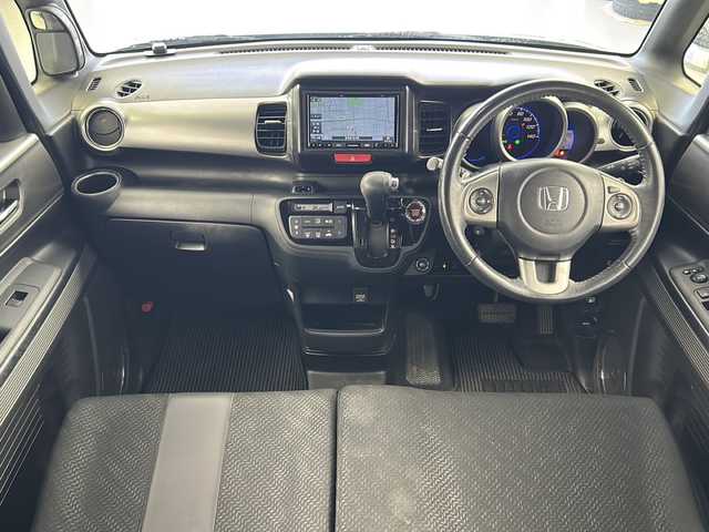 ホンダ Ｎ ＢＯＸ スラッシュ G ターボ Aパッケージ 岐阜県 2015(平27)年 8万km サーフブルー 社外ナビ/(AM/FM/CD/SD/ワンセグ)/バックカメラ/ETC/クルーズコントロール/プッシュスタート/スマートキー/スペアキー/ステアリングリモコン/革巻きステアリング/電動格納ミラー/フロアマット/サイドバイザー
