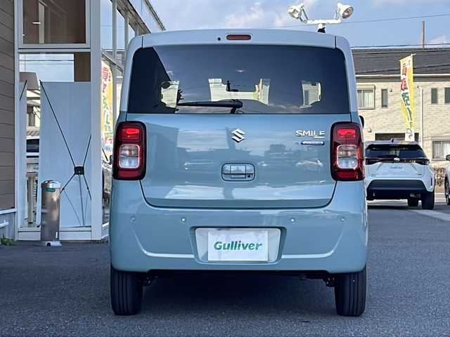 スズキ ワゴンＲ スマイル HYBRID S 岐阜県 2024(令6)年 0.3万km オフブルーメタリック/ホワイト2トーン 禁煙車/フルセグナビ/両側パワースライドドア/レーンキープアシスト/衝突軽減ブレーキ/クリアランスソナー/シートヒーター/アイドリングストップ/後方コーナーセンサー/ワンオーナー/カーテンエアバッグ/オートエアコン/オートライト/オートハイビーム/プッシュスタート/スマートキー/スペアキー